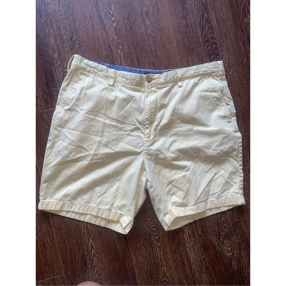 Nautica Classic Fit Deck Shorts in Yellow (Snapdragon), Men's Size 40W, MP $55 - Picture 2 of 15